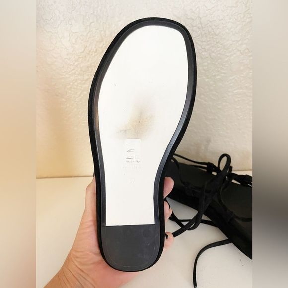 KHAITE Black Strappy Sandals - Picture 10 of 13